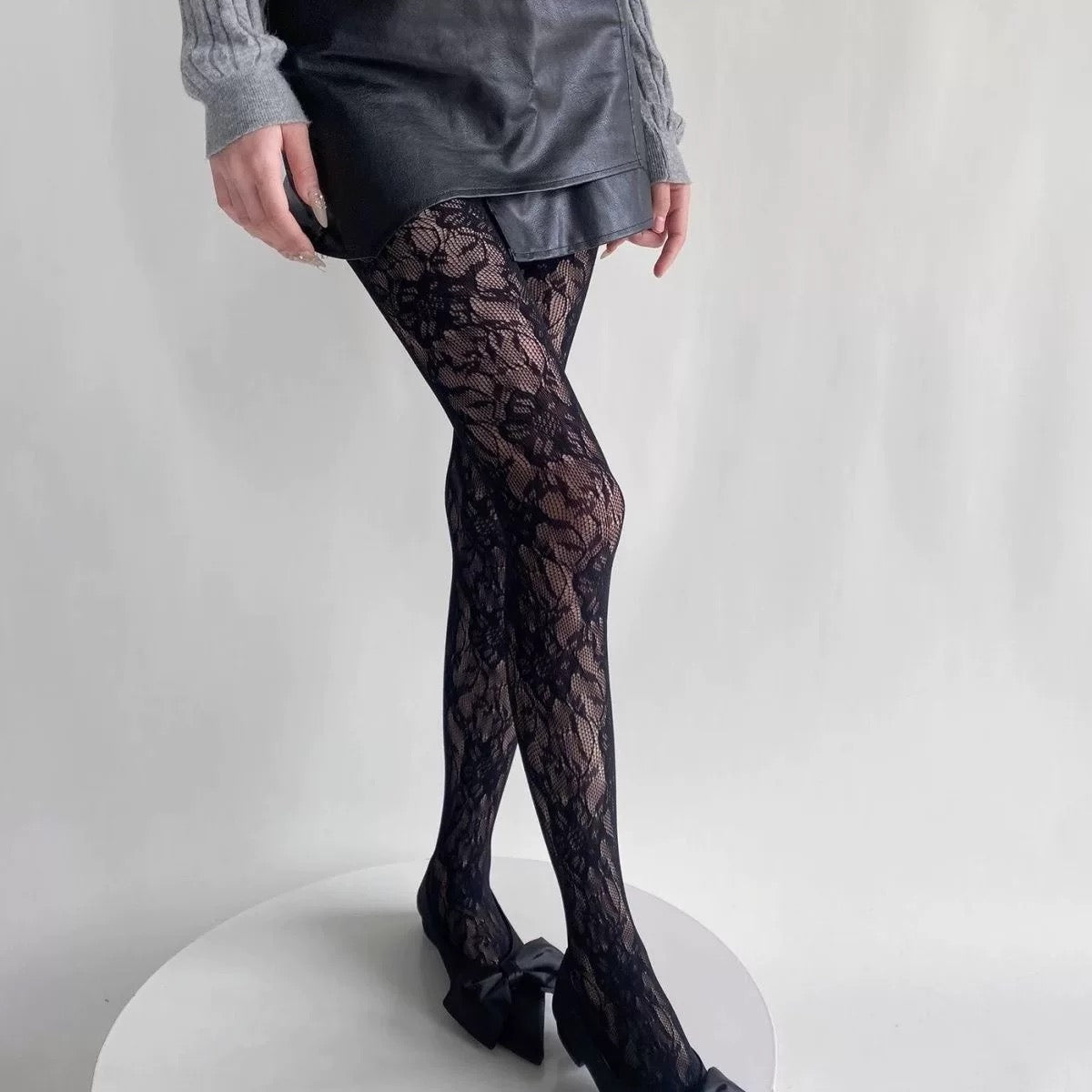 Women’s Sexy Retro Striped Tights – Hollow Out Pantyhose, Super Stretchy Spring & Autumn Leggings Stockings