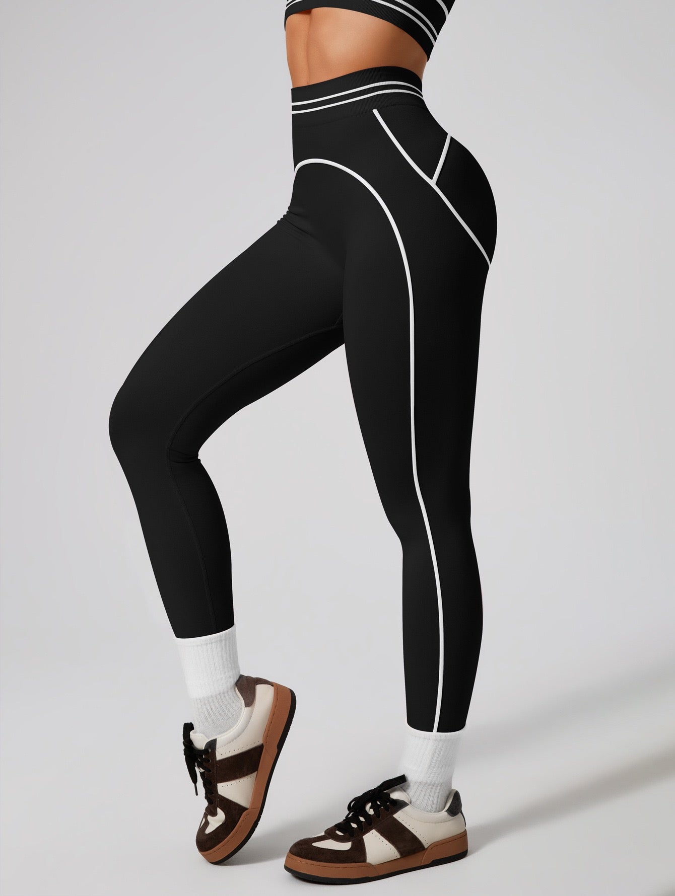 Women  Sports Leggings High Waist Fitness Leggings Push Up Yoga Pants Gym Clothing Running Cycling Sports Workout Tights