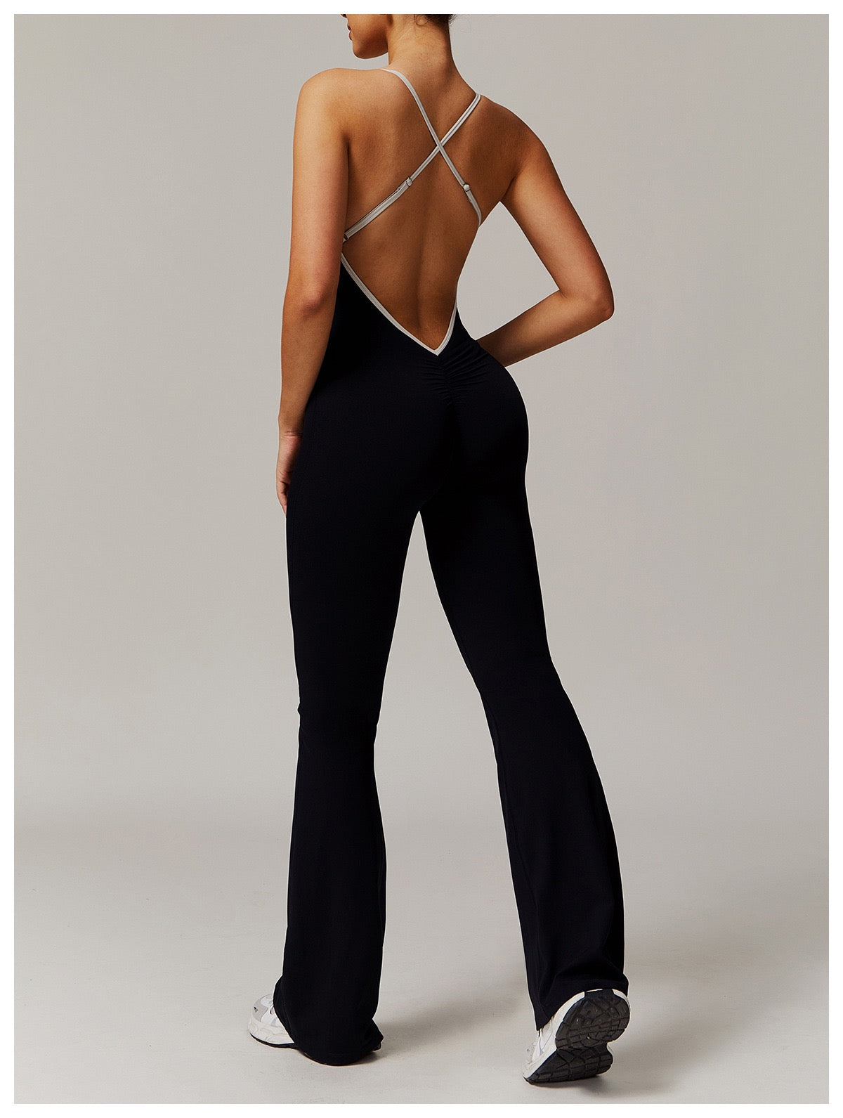 Sports Jumpsuits Women's Tracksuit One-Piece Fitness Suit  Gym Sets Long Sleeves  Exercise Bodysuit Woman