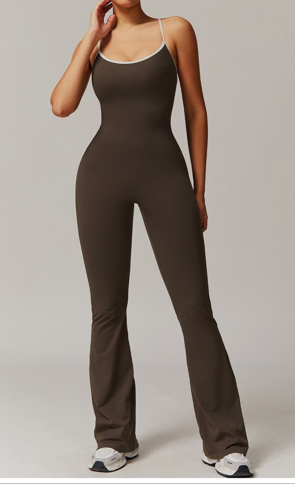 Sports Jumpsuits Women's Tracksuit One-Piece Fitness Suit  Gym Sets Long Sleeves  Exercise Bodysuit Woman