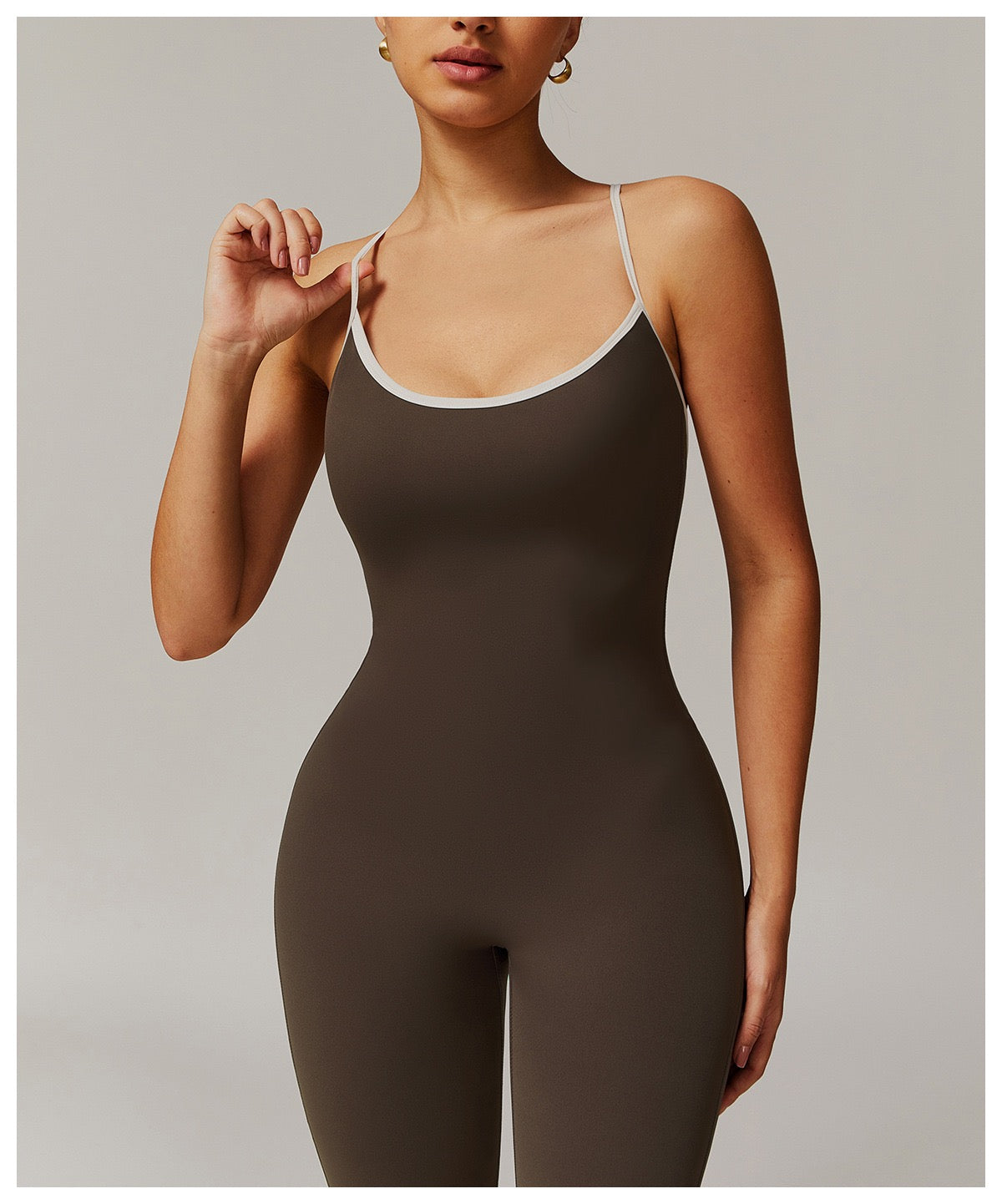 Sports Jumpsuits Women's Tracksuit One-Piece Fitness Suit  Gym Sets Long Sleeves  Exercise Bodysuit Woman