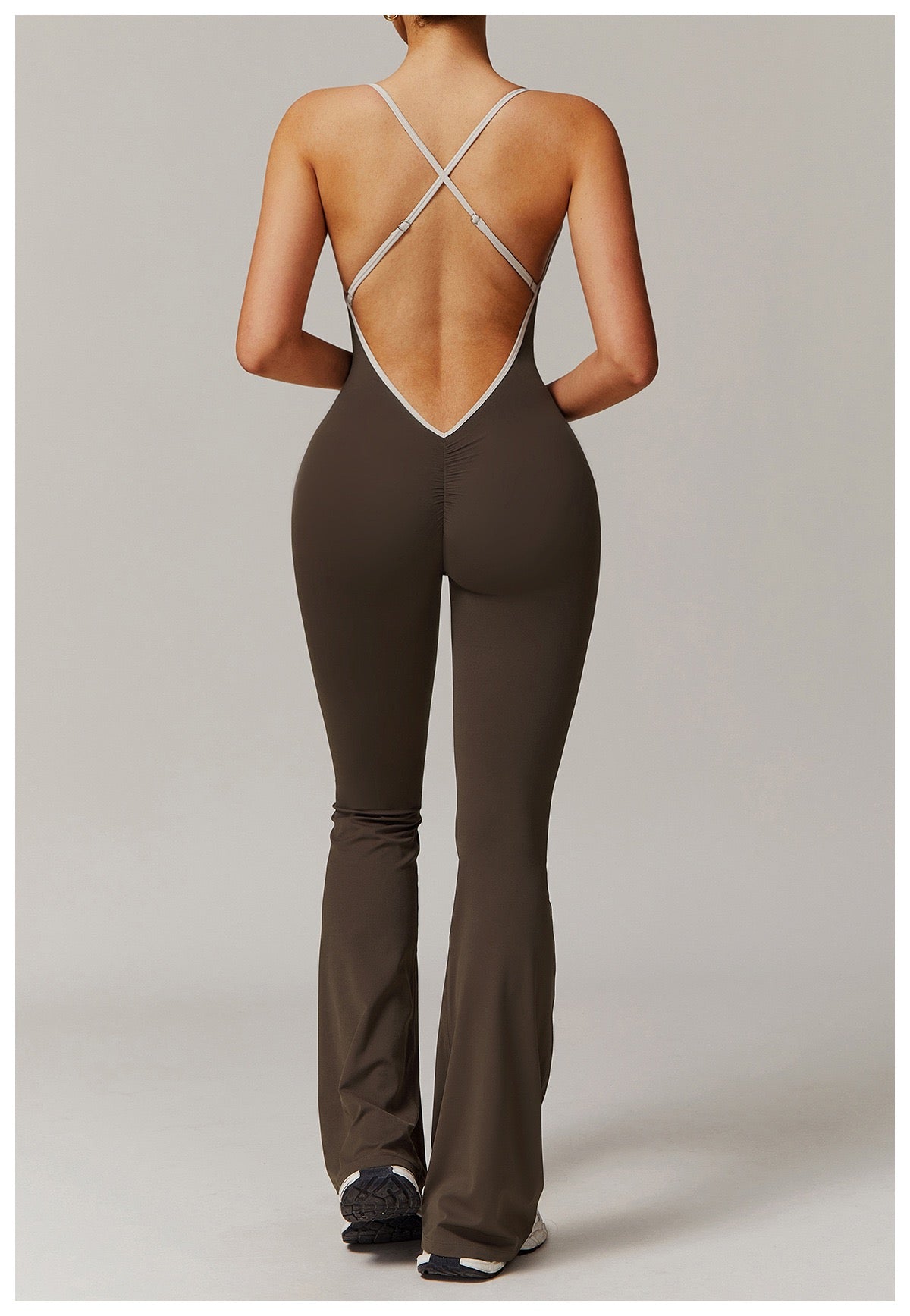 Sports Jumpsuits Women's Tracksuit One-Piece Fitness Suit  Gym Sets Long Sleeves  Exercise Bodysuit Woman