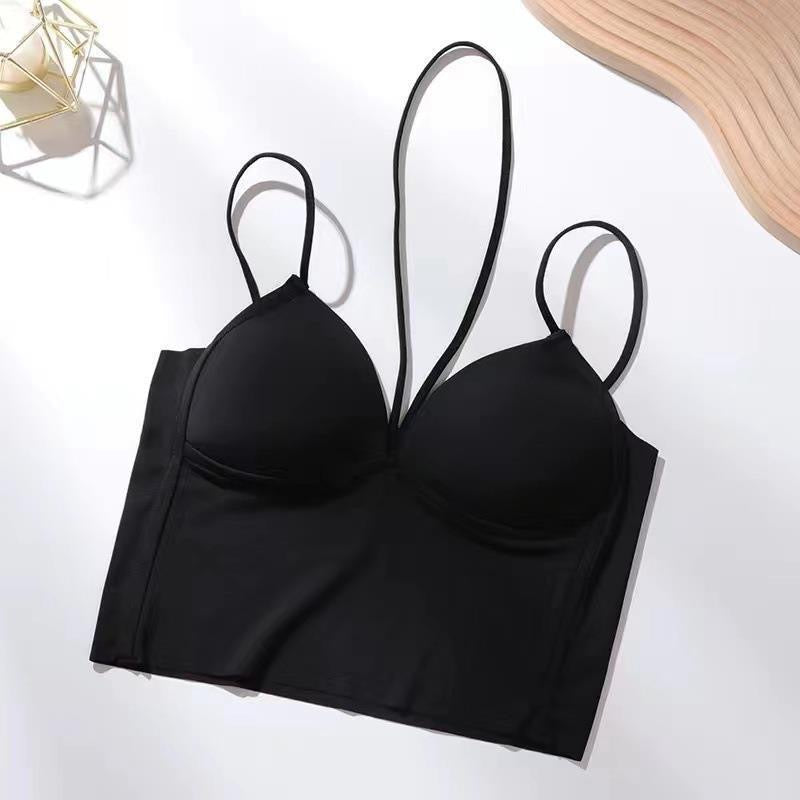 Spaghetti Strap top in Bras For Women Skinny Casual Femme Crop Tops Almighty Woman Tanks