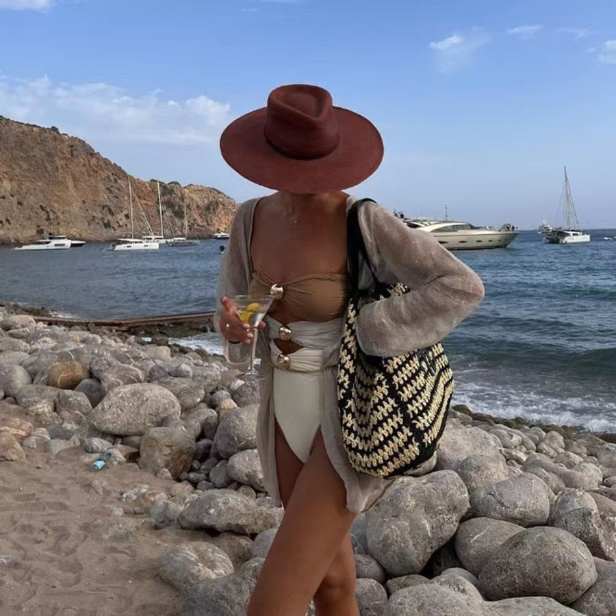 Women One Piece Swimsuit and Sarong Skirts Vacation Swimwear Summer New Buttons Beachwear Bathing Suit Bikini Set 2026
