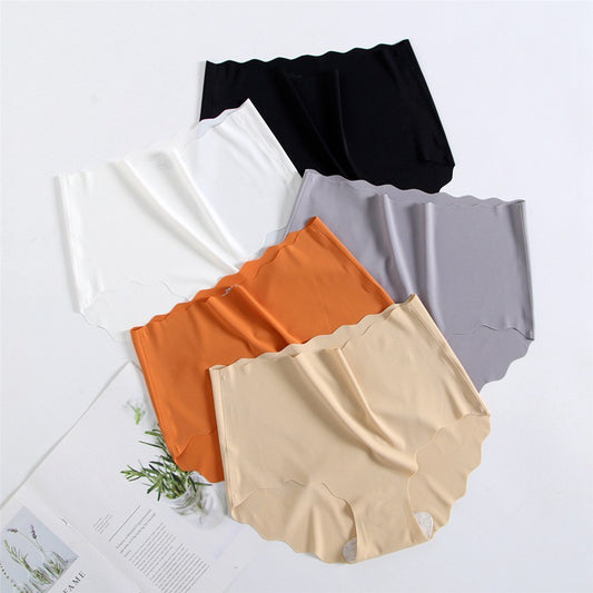 Invisible Women Seamless Panties Female Underpants Ultra-thin Briefs Comfort Underwear High Rise Panties Solid Comfy Lingerie