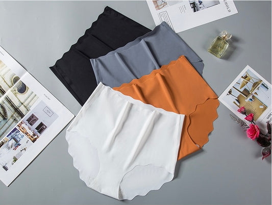 Invisible Women Seamless Panties Female Underpants Ultra-thin Briefs Comfort Underwear High Rise Panties Solid Comfy Lingerie