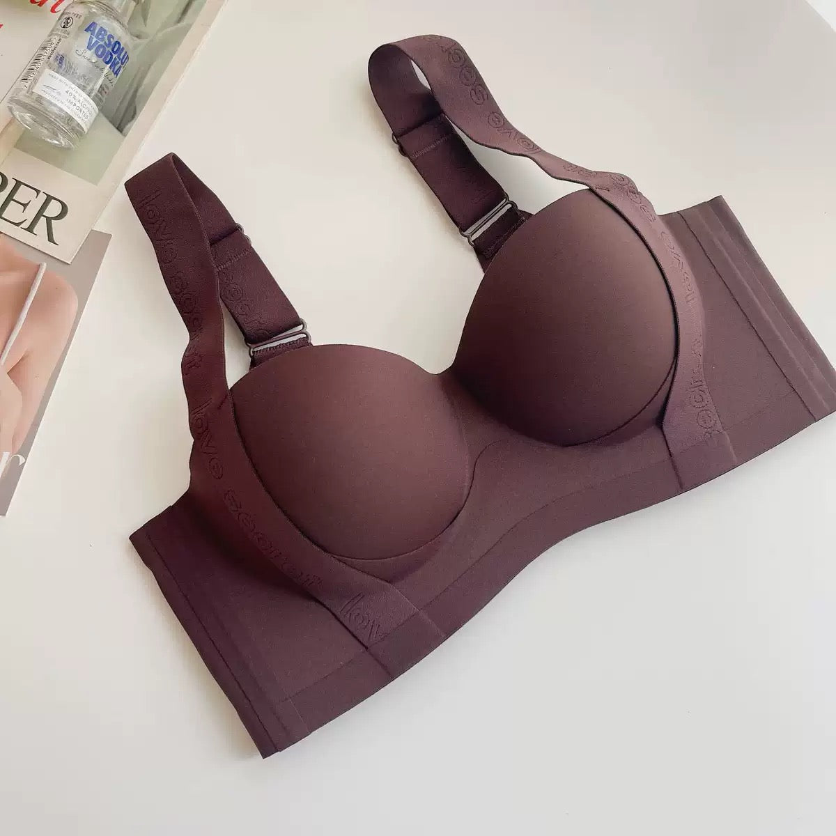 Women  Bra For Non-Wire Female Sexy Lingerie Solid Color Seamless Tube Top Bras Beauty Back Underwear Gather
