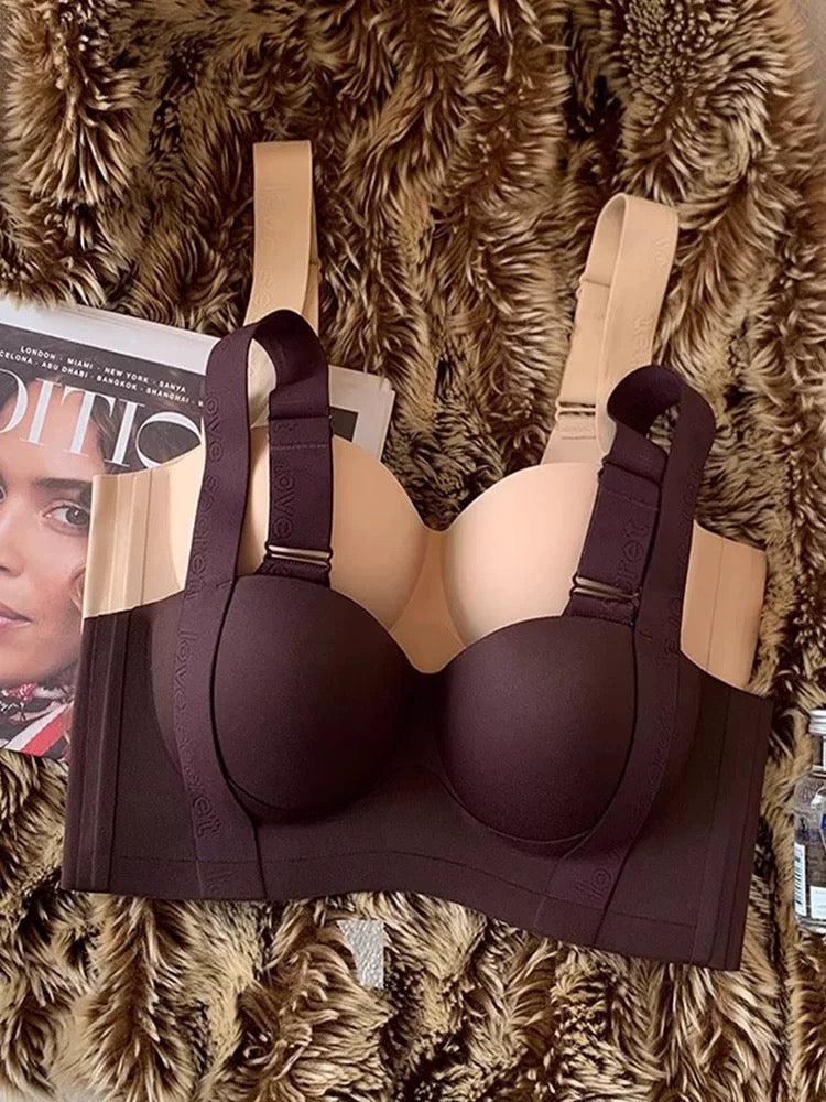 Women  Bra For Non-Wire Female Sexy Lingerie Solid Color Seamless Tube Top Bras Beauty Back Underwear Gather