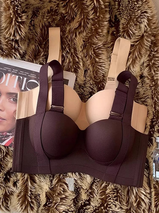 Women  Bra For Non-Wire Female Sexy Lingerie Solid Color Seamless Tube Top Bras Beauty Back Underwear Gather