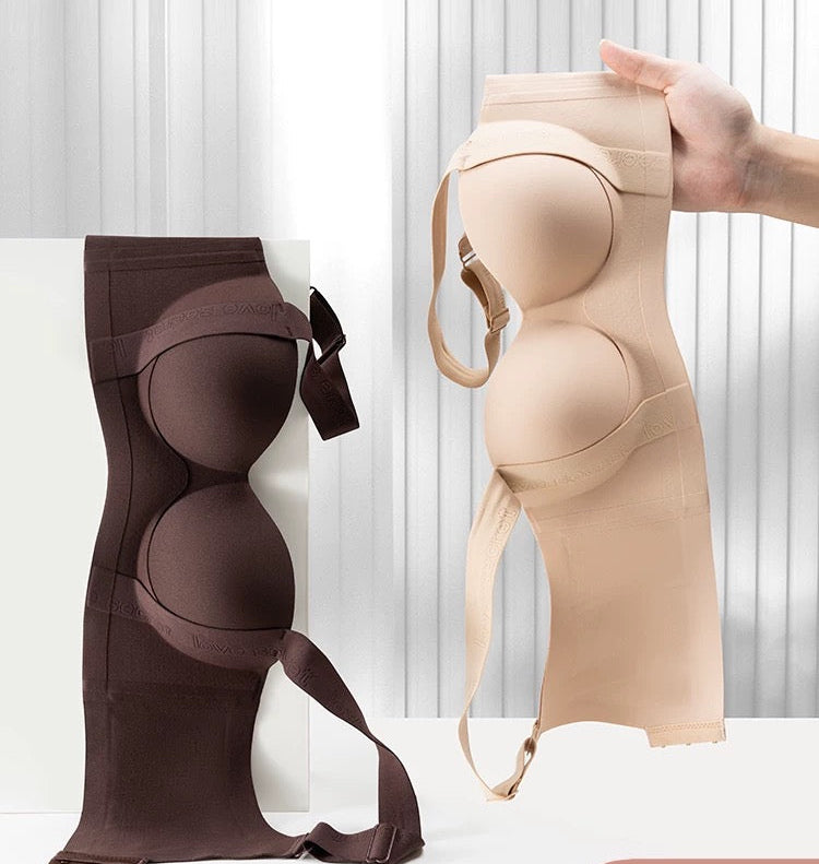 Women  Bra For Non-Wire Female Sexy Lingerie Solid Color Seamless Tube Top Bras Beauty Back Underwear Gather