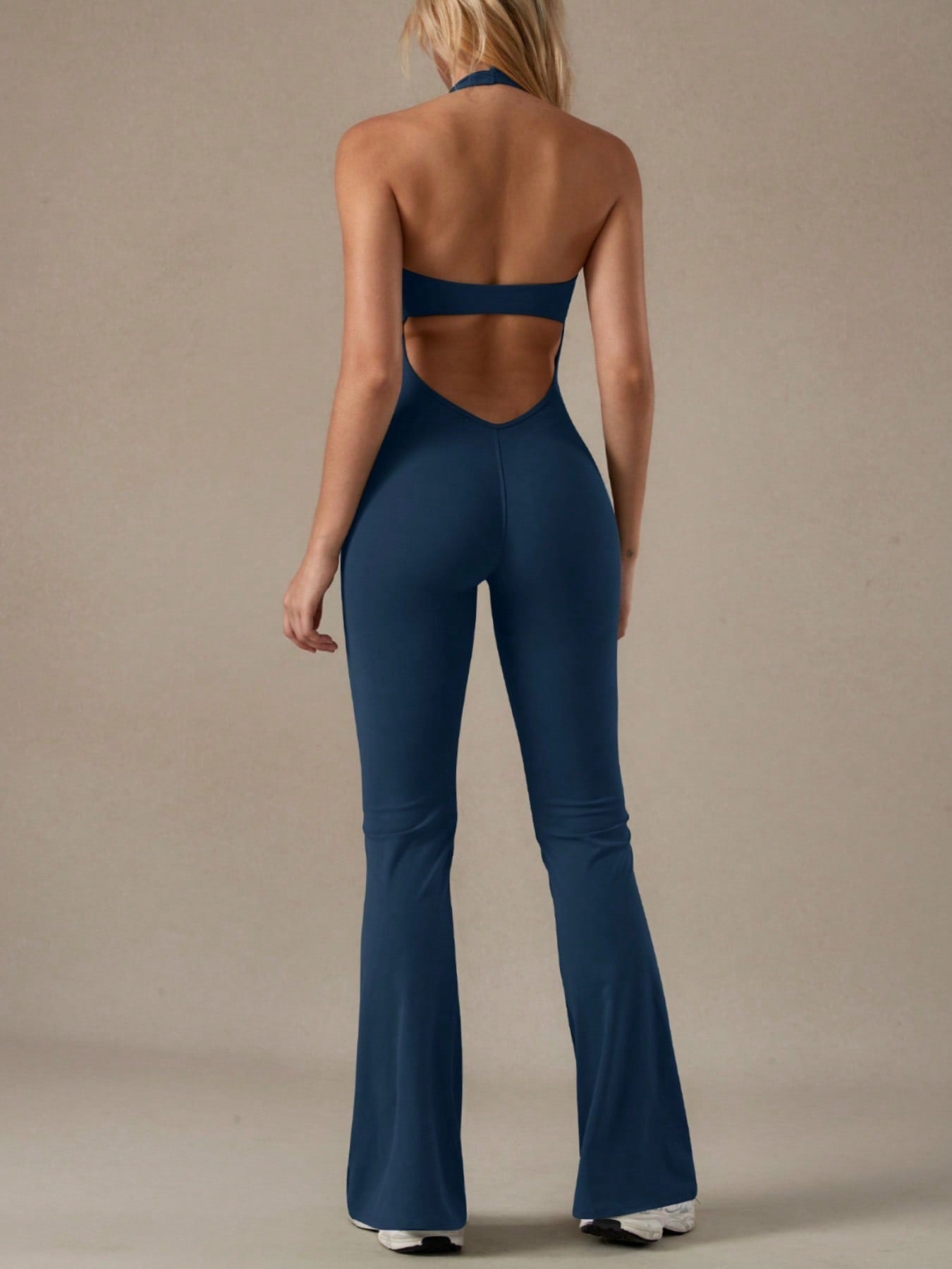 Sports Jumpsuits Women's Tracksuit One-Piece Fitness Suit  Gym Sets Long Sleeves  Exercise Bodysuit Woman