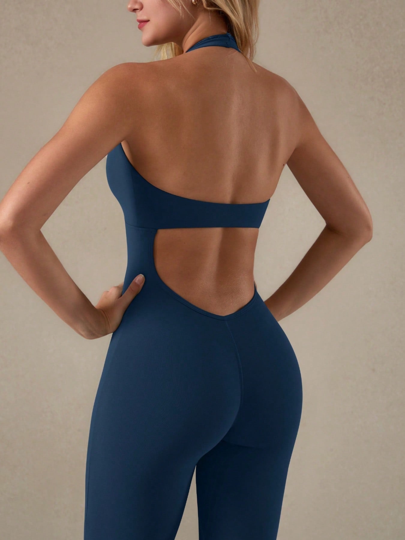 Sports Jumpsuits Women's Tracksuit One-Piece Fitness Suit  Gym Sets Long Sleeves  Exercise Bodysuit Woman