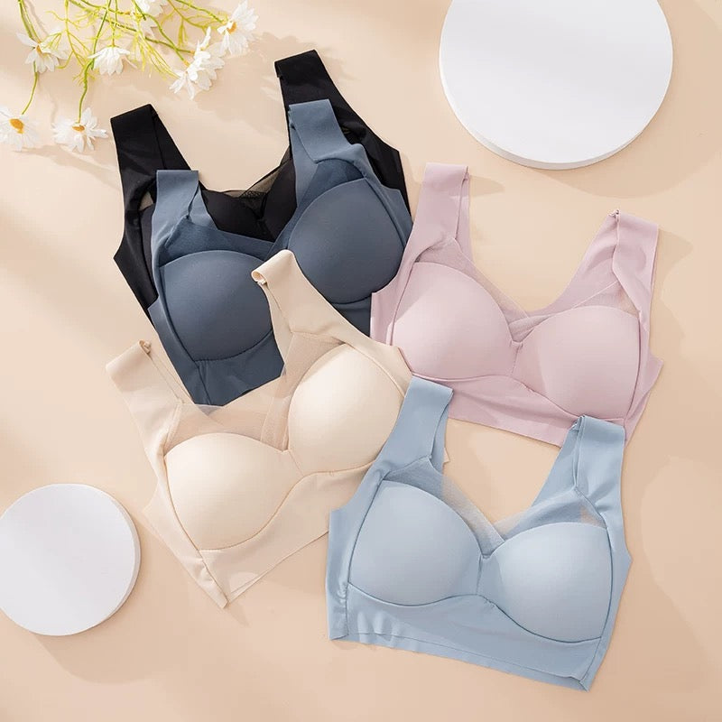 Women's Bra for Large Breasts Trace-Free Comfort No Steel Rings Bras Underwear for Women Ropa Interior De Mujer