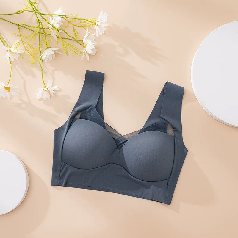 Women's Bra for Large Breasts Trace-Free Comfort No Steel Rings Bras Underwear for Women Ropa Interior De Mujer