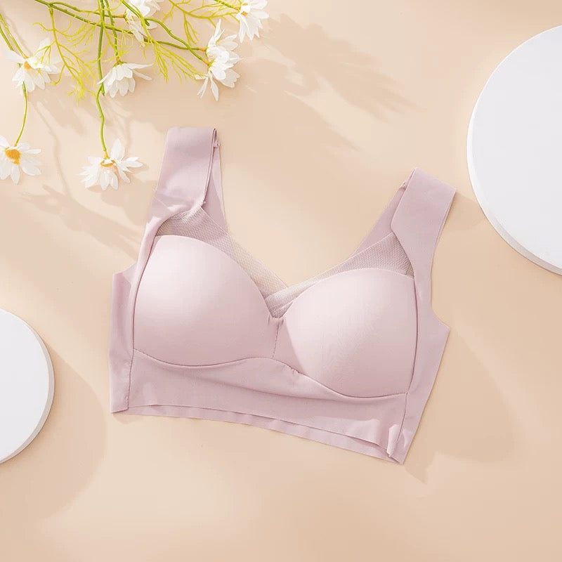 Women's Bra for Large Breasts Trace-Free Comfort No Steel Rings Bras Underwear for Women Ropa Interior De Mujer