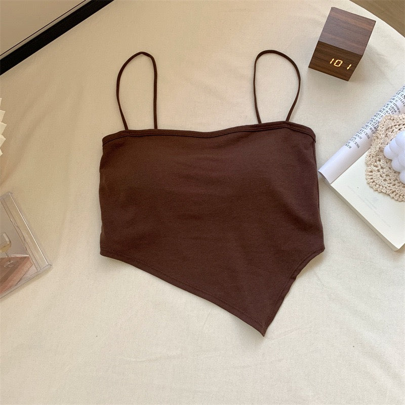 Women’s Sexy Off-Shoulder Backless Summer Top – Irregular Slim Fit Streetwear – Trendy All-Match Basic Style