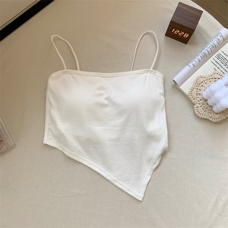 Women’s Sexy Off-Shoulder Backless Summer Top – Irregular Slim Fit Streetwear – Trendy All-Match Basic Style