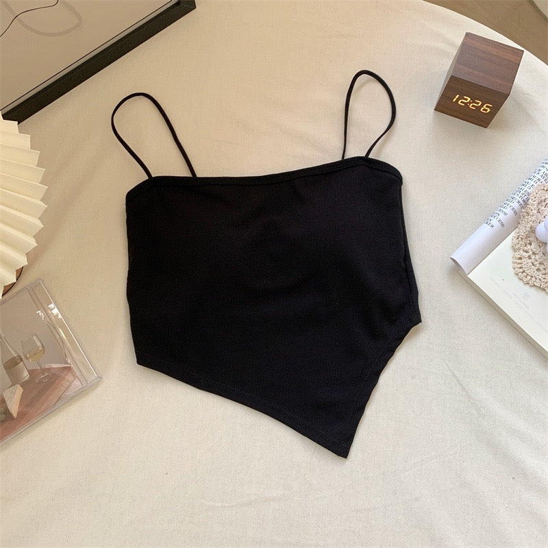 Women’s Sexy Off-Shoulder Backless Summer Top – Irregular Slim Fit Streetwear – Trendy All-Match Basic Style