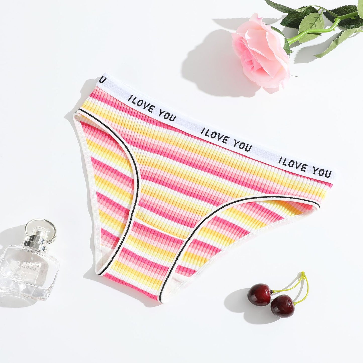 Underwear Women Cotton Crotch Mid Waist Traceless Sexy Panties  Sports Style Girls Breathable Underpants