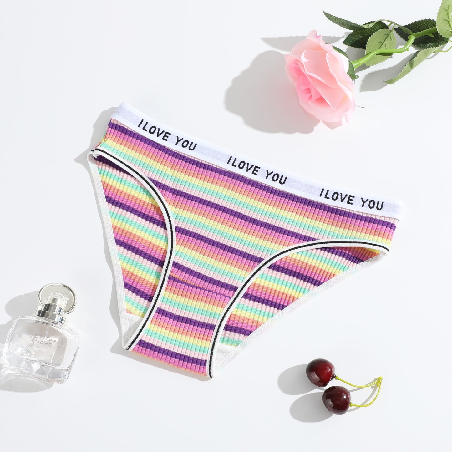 Underwear Women Cotton Crotch Mid Waist Traceless Sexy Panties  Sports Style Girls Breathable Underpants