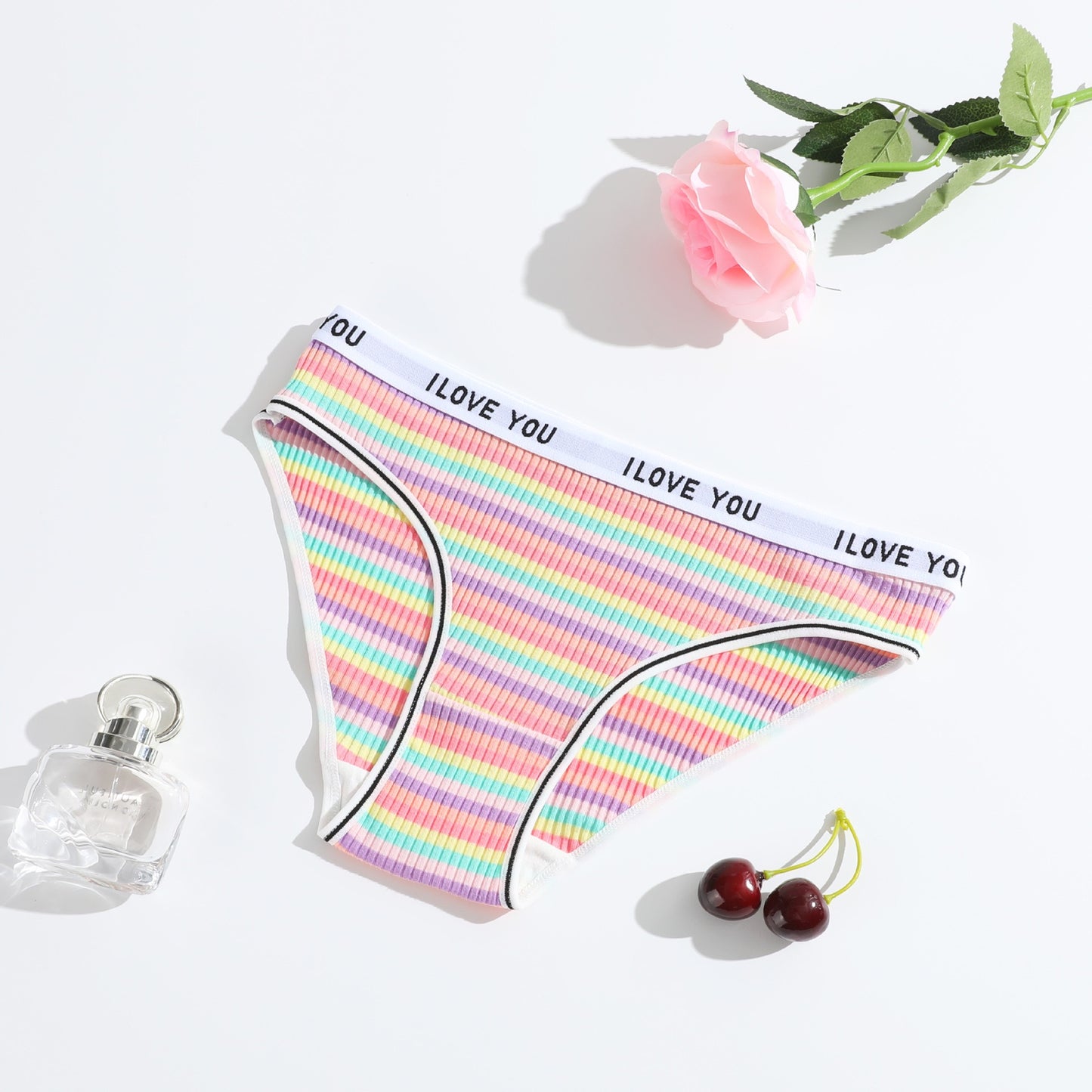Underwear Women Cotton Crotch Mid Waist Traceless Sexy Panties  Sports Style Girls Breathable Underpants