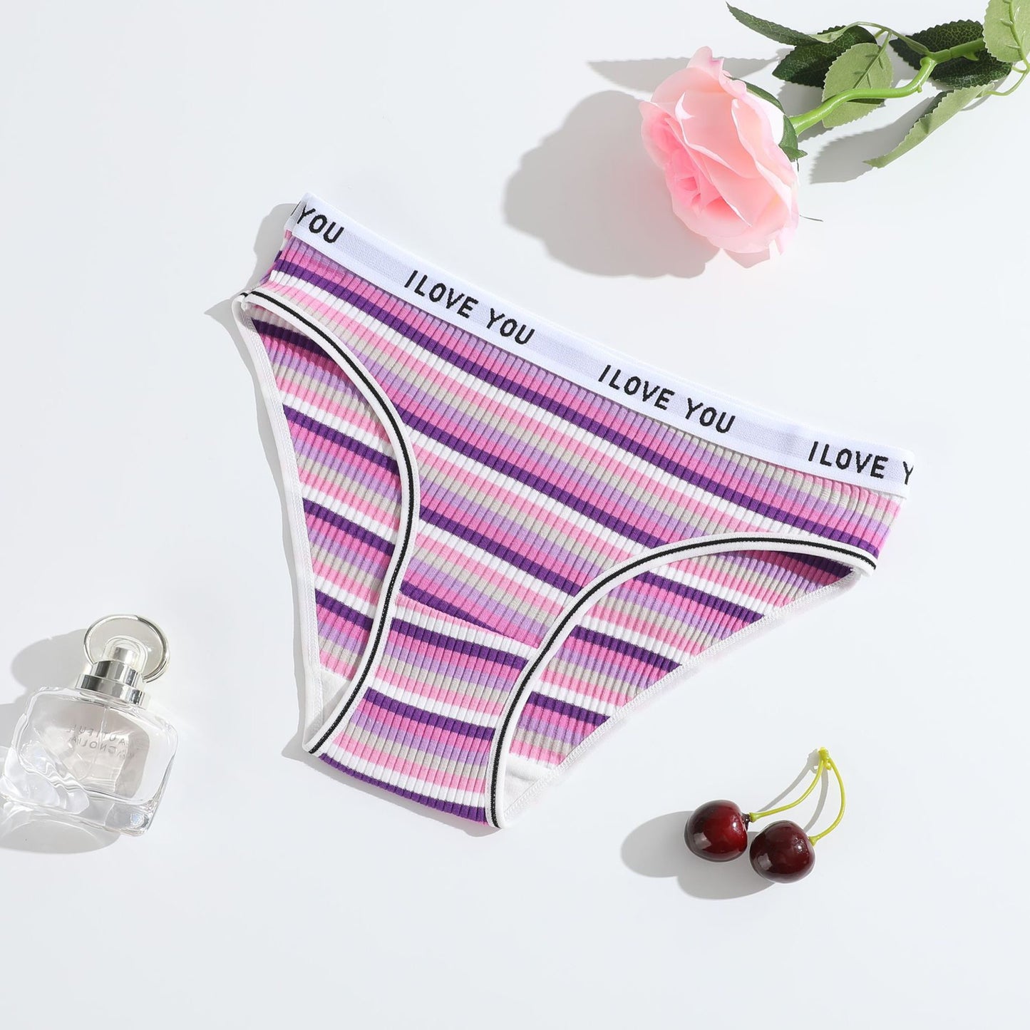 Underwear Women Cotton Crotch Mid Waist Traceless Sexy Panties  Sports Style Girls Breathable Underpants