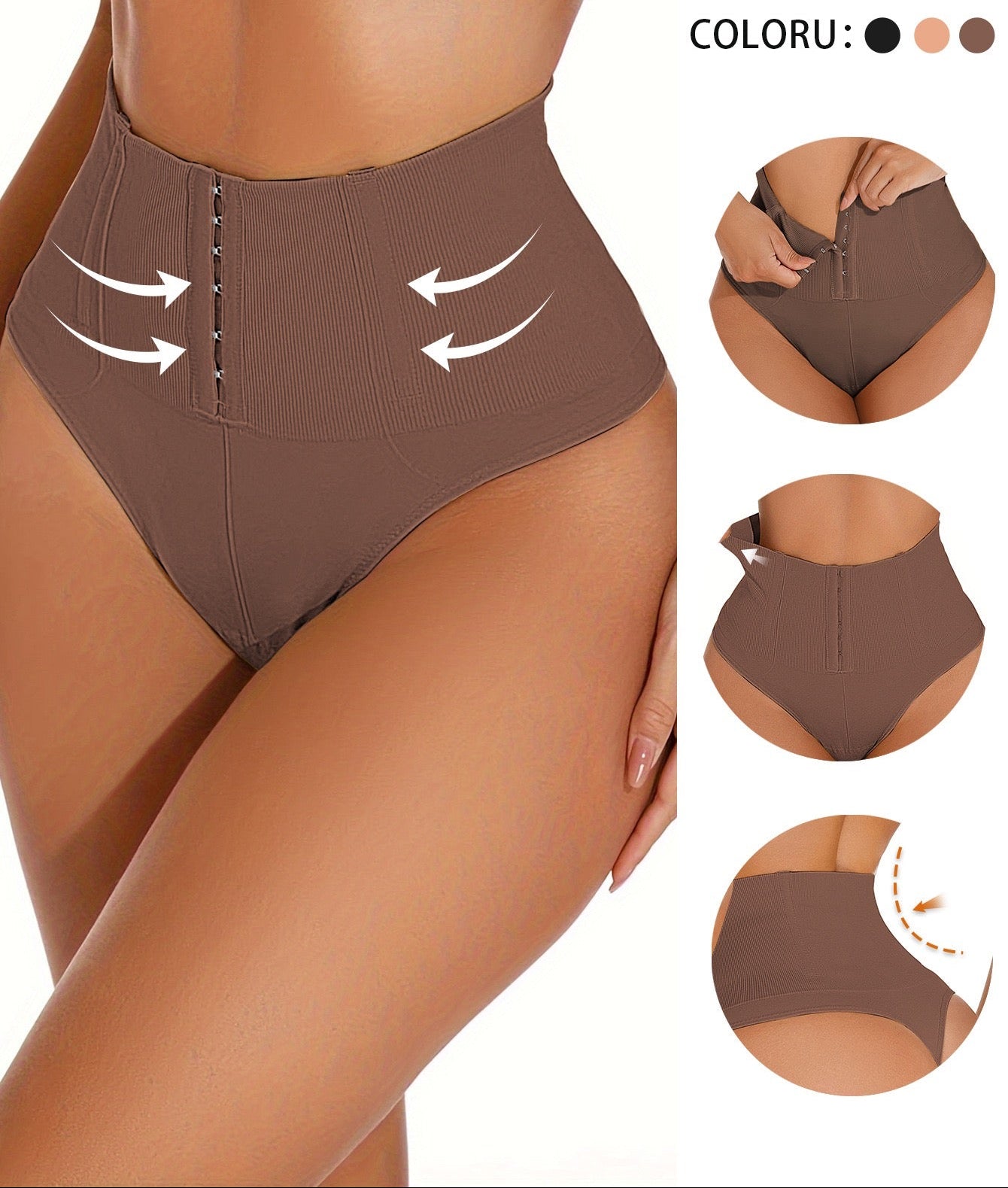 Waist Trainer Body Shaper Tummy Control Panties High Waist Women Seamless Hip Lifting Underwear Briefs Belly Slimming