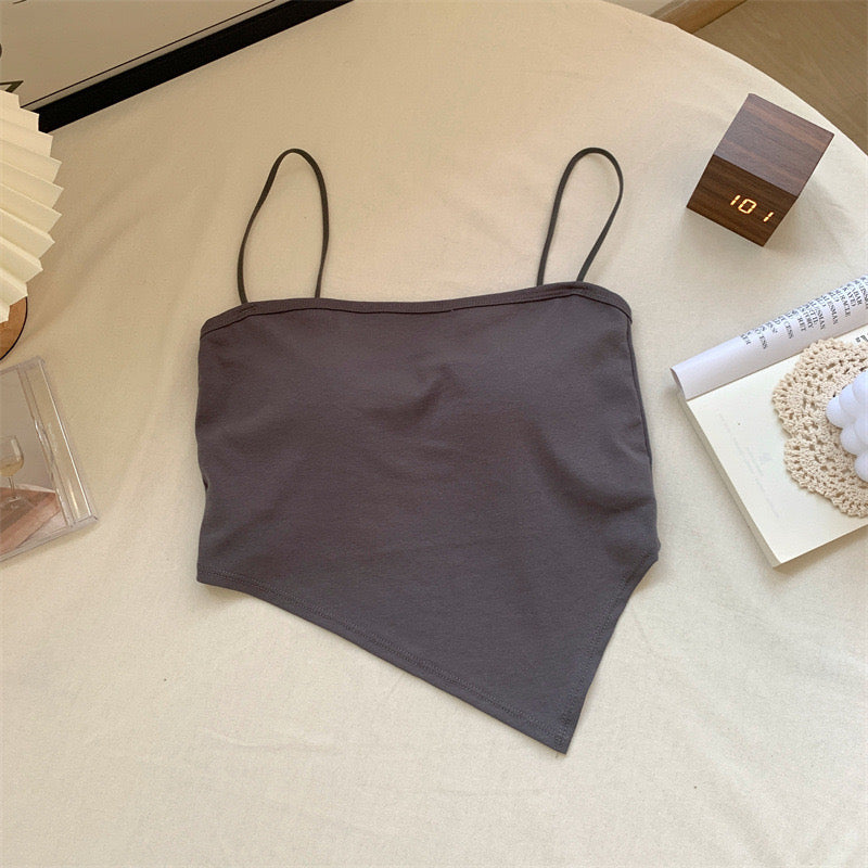 Women’s Sexy Off-Shoulder Backless Summer Top – Irregular Slim Fit Streetwear – Trendy All-Match Basic Style