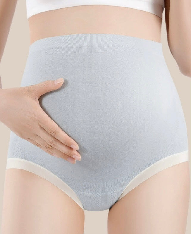 High-Waist Maternity Panties – Seamless, Breathable & Comfortable with Gentle Belly Support – Ideal for Pregnant Women
