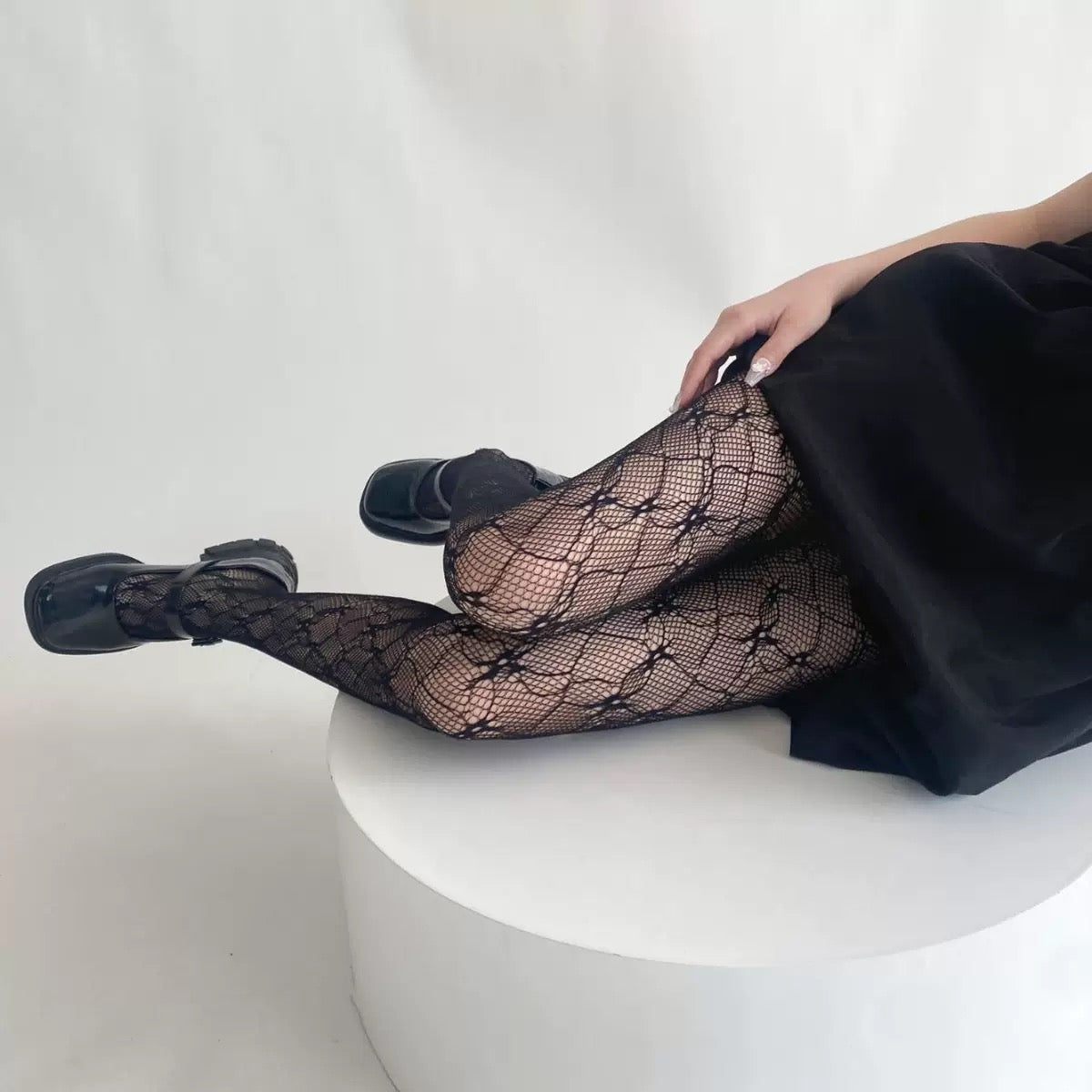 Sexy  Women Lady Fishnet Hoise Pantyhose Tights, Rose Formality pattern
