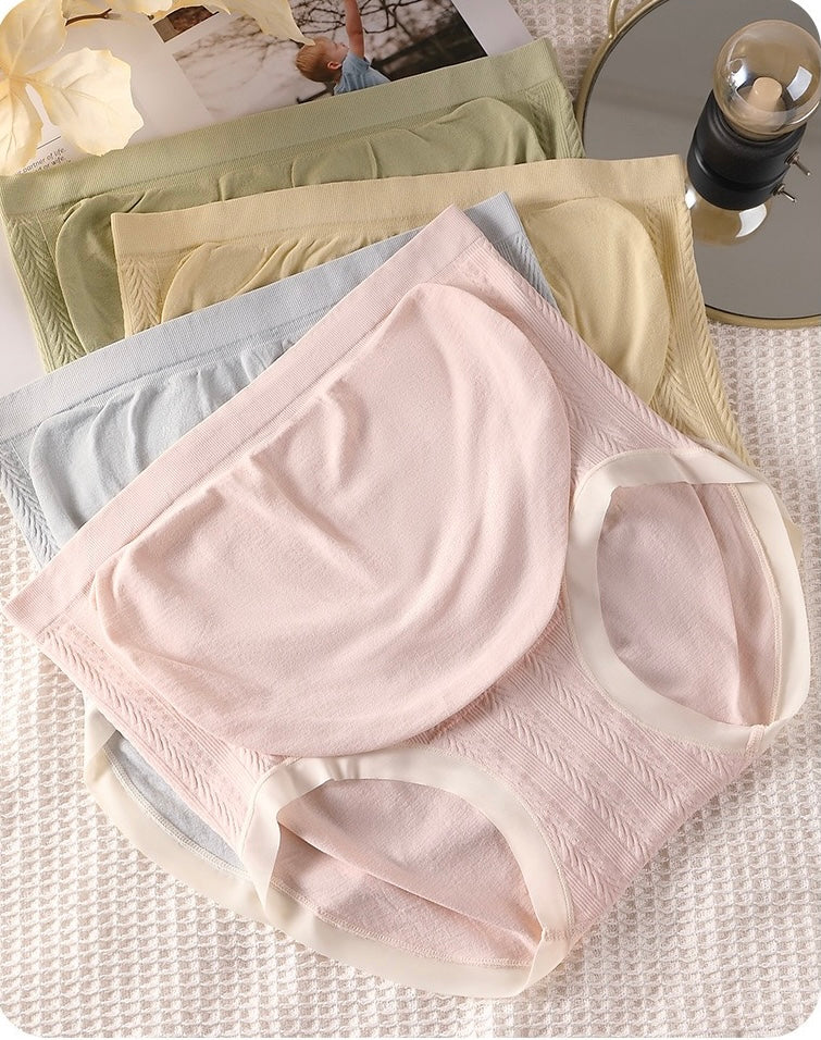 High-Waist Maternity Panties – Seamless, Breathable & Comfortable with Gentle Belly Support – Ideal for Pregnant Women