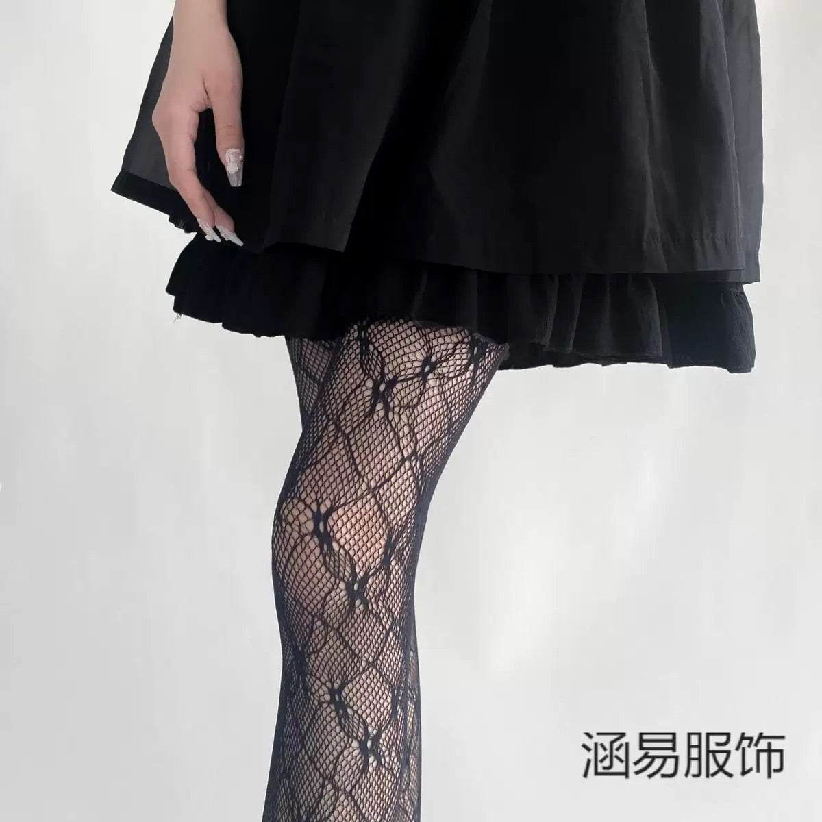 Sexy  Women Lady Fishnet Hoise Pantyhose Tights, Rose Formality pattern