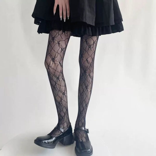 Sexy  Women Lady Fishnet Hoise Pantyhose Tights, Rose Formality pattern