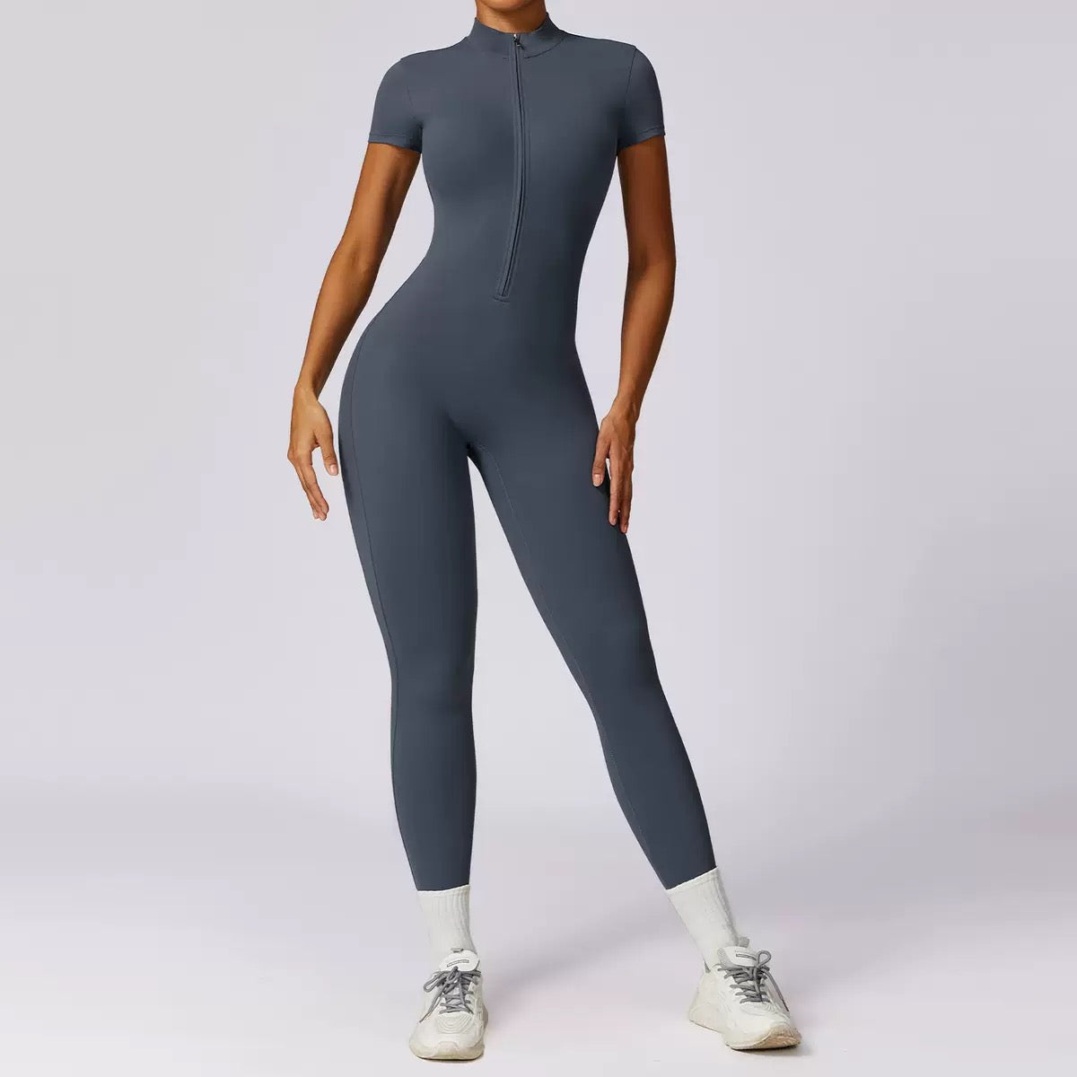 Sports Jumpsuits Women's Tracksuit One-Piece Fitness Suit  Gym Sets Long Sleeves  Exercise Bodysuit Woman