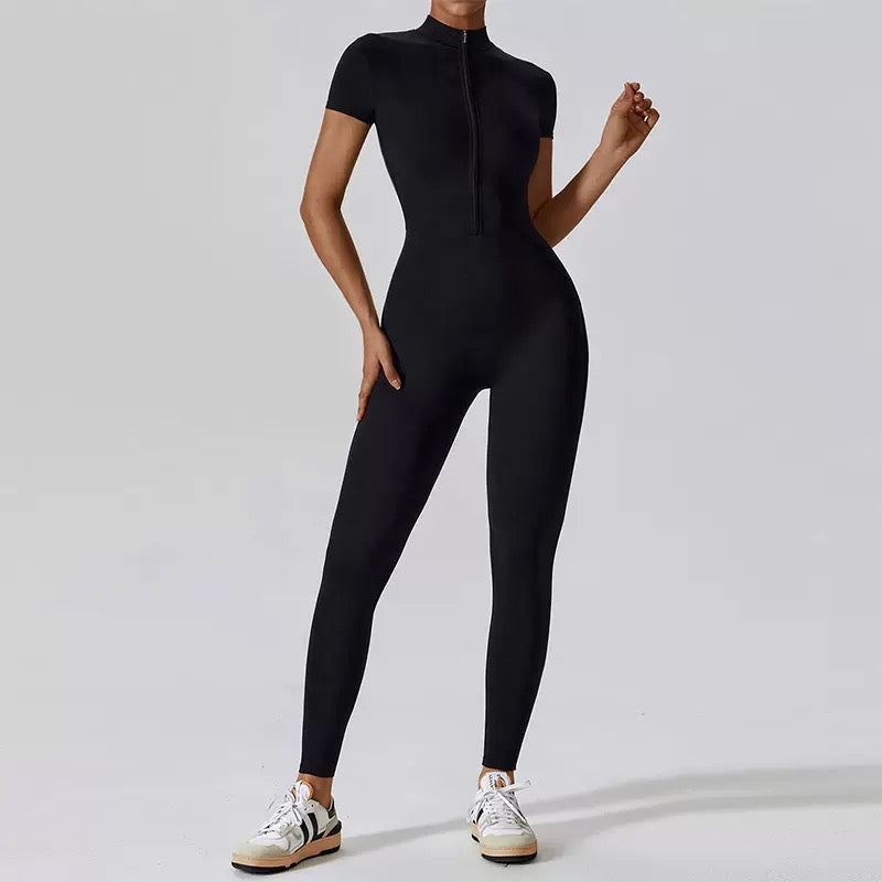 Sports Jumpsuits Women's Tracksuit One-Piece Fitness Suit  Gym Sets Long Sleeves  Exercise Bodysuit Woman