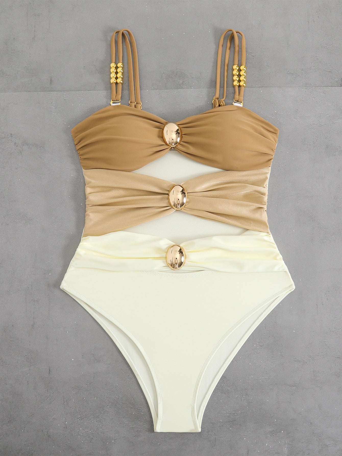 Women One Piece Swimsuit and Sarong Skirts Vacation Swimwear Summer New Buttons Beachwear Bathing Suit Bikini Set 2026