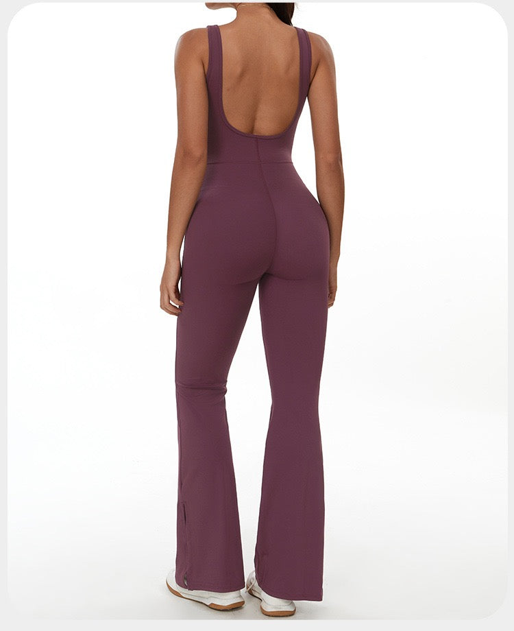 Sports Jumpsuits Women's Tracksuit One-Piece Fitness Suit  Gym Sets Long Sleeves  Exercise Bodysuit Woman