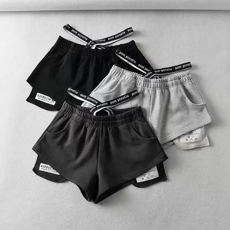Women Shorts High Waisted Shorts for Women 2025 Summer Loose Wide Leg Casual Pants Lady Hot Pants Adult Clothing