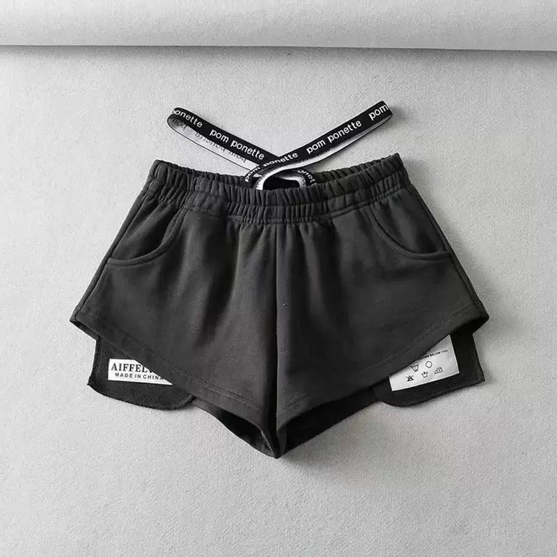 Women Shorts High Waisted Shorts for Women 2025 Summer Loose Wide Leg Casual Pants Lady Hot Pants Adult Clothing