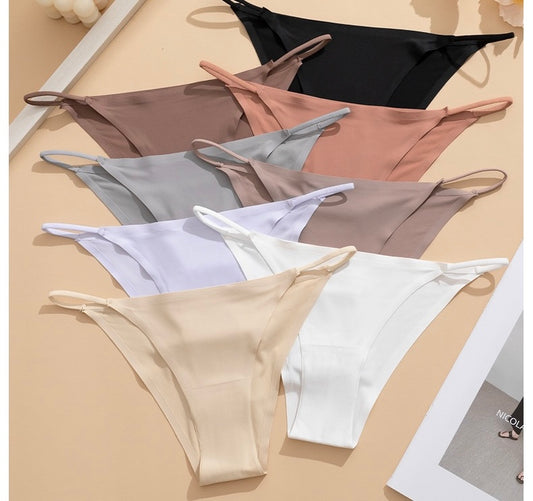Underwear for Women Seamless Thin Belt Women's Panties Low-Rise Sexy BIkinis Briefs Female Lingerie Soild Fashion Underpants Hot