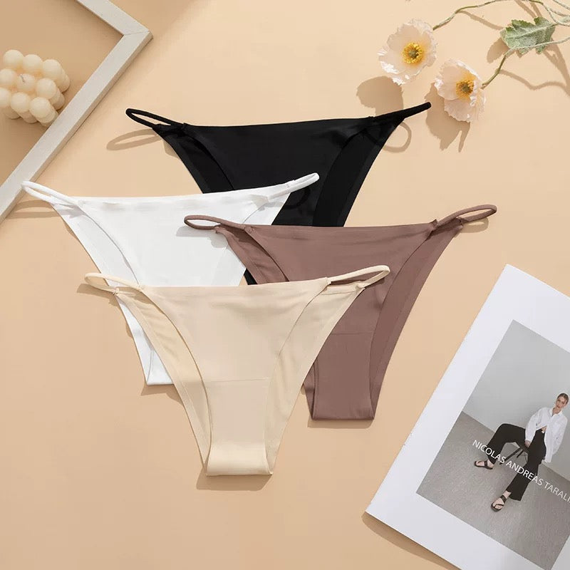 Underwear for Women Seamless Thin Belt Women's Panties Low-Rise Sexy BIkinis Briefs Female Lingerie Soild Fashion Underpants Hot