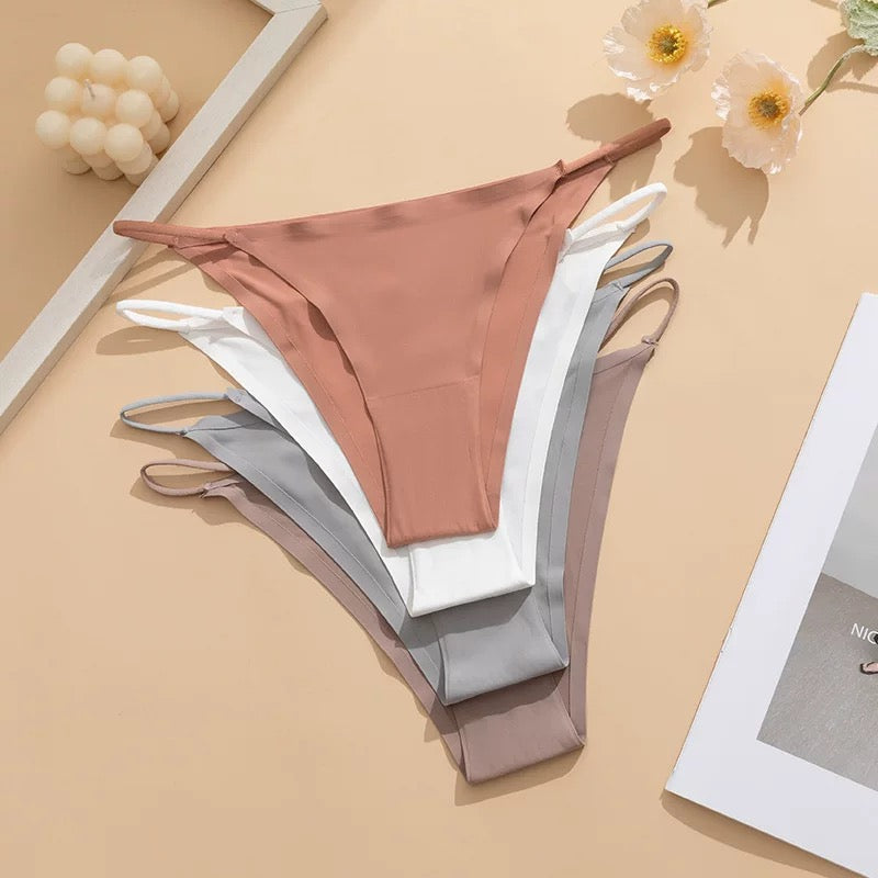 Underwear for Women Seamless Thin Belt Women's Panties Low-Rise Sexy BIkinis Briefs Female Lingerie Soild Fashion Underpants Hot
