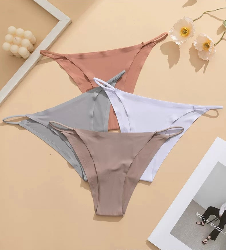 Underwear for Women Seamless Thin Belt Women's Panties Low-Rise Sexy BIkinis Briefs Female Lingerie Soild Fashion Underpants Hot