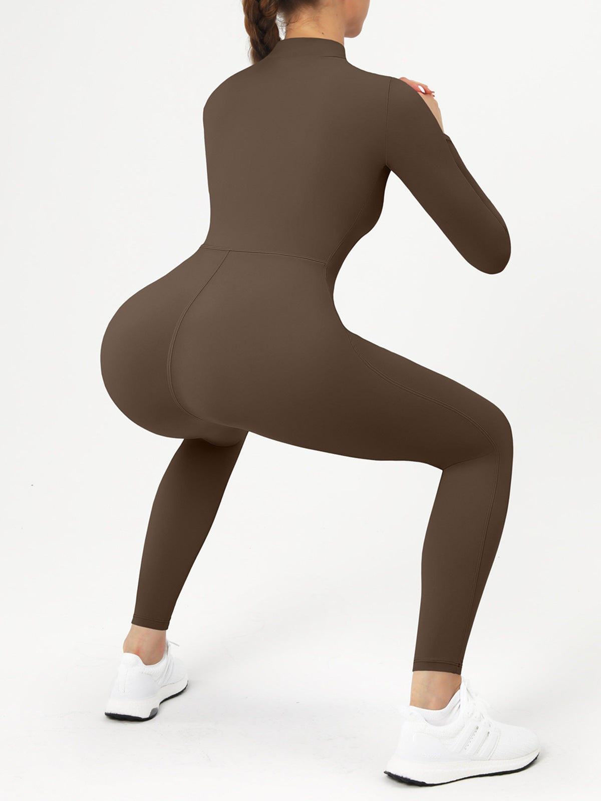 Sports Jumpsuits Women's Tracksuit One-Piece Fitness Suit  Gym Sets Long Sleeves  Exercise Bodysuit Woman