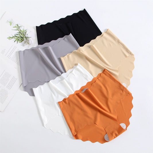 Invisible Women Seamless Panties Female Underpants Ultra-thin Briefs Comfort Underwear High Rise Panties Solid Comfy Lingerie