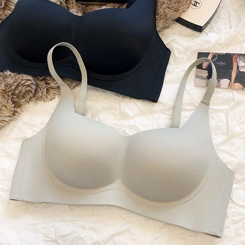 Women  Bra For Non-Wire Female Sexy Lingerie Solid Color Seamless Tube Top Bras Beauty Back Underwear Gather