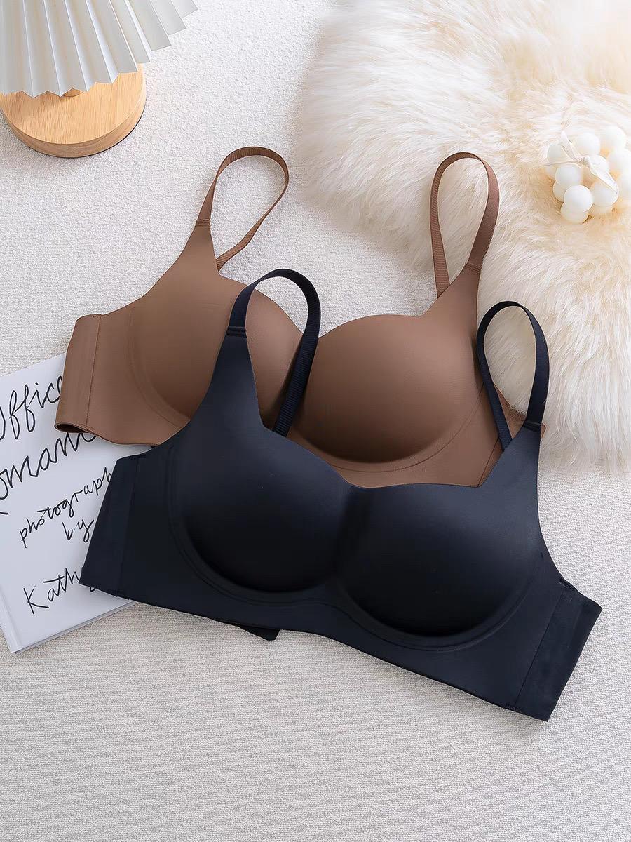 Women  Bra For Non-Wire Female Sexy Lingerie Solid Color Seamless Tube Top Bras Beauty Back Underwear Gather