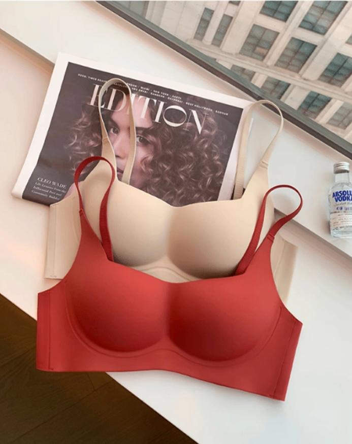 Women  Bra For Non-Wire Female Sexy Lingerie Solid Color Seamless Tube Top Bras Beauty Back Underwear Gather