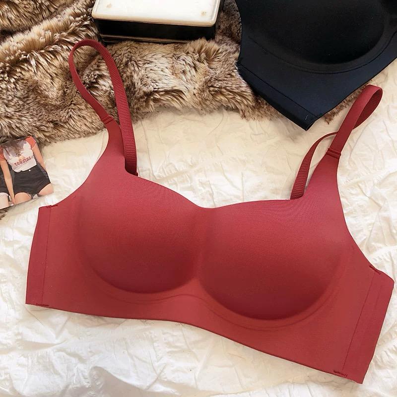 Women  Bra For Non-Wire Female Sexy Lingerie Solid Color Seamless Tube Top Bras Beauty Back Underwear Gather