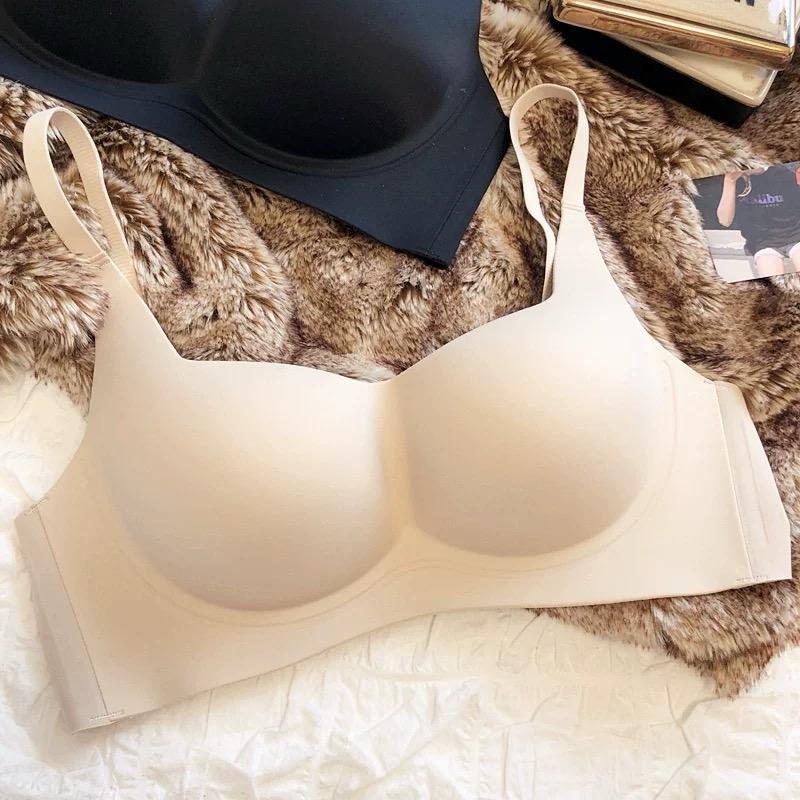 Women  Bra For Non-Wire Female Sexy Lingerie Solid Color Seamless Tube Top Bras Beauty Back Underwear Gather